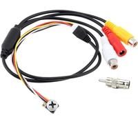 CCTV Micro cámara HD 1000TVL 3.6mm 90degree pequeña cámara portátil con cable 12x12mm