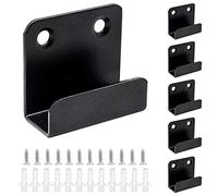 CCUCKY Acero Inoxidable Ganchos Utilizado para montaje en pared de azulejos de cerámica, Soporte de Exhibición de Azulejos 6pcs (negro)