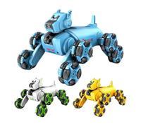 ccuzs 8wd Robotic Dog, Remote Control Electronic Pet, Interactive Robot Animal Durabled Electric Toy, Smart Rc Climbing Puppy Fun for Kids and Adults, 10.43x6.5x6.3 Inches