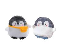 ccuzs Aquatic Bird Coin Purse, Cute Small Wallet Pouch, Soft Makeup Bag, Compact Coin & Card Holder, Black & White, Ideal for Travel, Everyday Use, Lipstick & Currency,3.94x3.94x1.18in