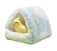 ccuzs Bird Bed - Cage Winter Plush Thermal Snuggle | Soft Parakeet Bed Warm Insulated Design Secure for Hummingbird Parrot Parakeet Cockatiel Conure Canary Caique Small Medium Birds