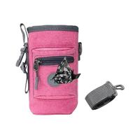 ccuzs Bolsa para el tratamiento de perros, grande capacidad snack holder, Built in Poop Bag Dispenser, Handsfree Adjustable Strap, resistente al agua resistente al agua diseño para entrenamiento al
