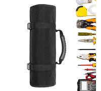 ccuzs Botón de herramientas enrolladas, bolsa de rollo para herramientas de motocicleta - Bolsa de almacenamiento de rollo de herramientas de hardware con agarre - Infinidad de desgaste del paquete