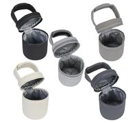 ccuzs Breast Milk Cooler, Bottle Storage Bag, Detachable Strap, Milk Bottle Carrier, Holds Two Large 8oz Bottles Travel Friendly Perfect for Outdoor Use, 4.92x6.1 Inches, Dark Gray, riferimento