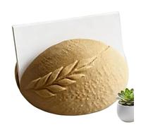 ccuzs Business Card Holder - 3D Printed Creative Bread Loaf | Desk Organizer Display Stand for Business Cards, Credit, Loyalty Cards, Corporate, Office, Restaurant or Hotel Reception