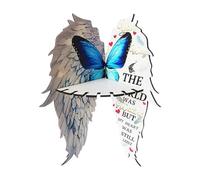 ccuzs Butterfly Wing Corner Shelf, Butterflies Shaped Display Stand, Floating Storage Rack, Boho Home Wall Decor Compact Versatile Portable Ideal for Living Room, Bedroom Material: Wood