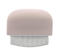 ccuzs Cat Comb for Shedding, Short-Haired Kitten Brush, Soft Dog Massaging Comb, Detangling Tool for Loosening Matted Hair, Portable Design for Easy Grooming, 3.54x3.07x1.06in