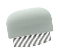 ccuzs Cat Comb for Shedding, Short-Haired Kitten Brush, Soft Dog Massaging Comb, Detangling Tool for Loosening Matted Hair, Portable Design for Easy Grooming, 3.54x3.07x1.06in