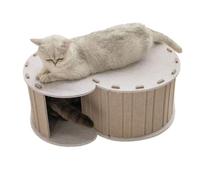 ccuzs Cat Tunnel Bed, Indoor Kitten Bed, Large Pet Tunnel with Comfortable Fit and Multifunctional Design for Playful Cats, Bunnies, and Pets to Rest and Enjoy Hours of Fun