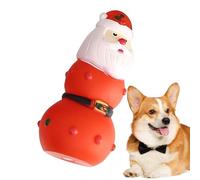 ccuzs Christmas Dog Chew Toys, Squeaky Teething Toy for Puppies, Fun Pet for Indoor Chewing and Fetch, Adorable Interactive Toy for Small and Large Dogs, 1 Piece