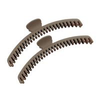 ccuzs Claw Hair Clips for Women, 2-Pack Small Portable Hair Claws, Non-Slip Banana Hairpins, Big Barrettes, Slim Bun Pins, Strong Grip, Stylish Accessory Women & Girls, 4.72in