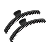 ccuzs Claw Hair Clips for Women, 2-Pack Small Portable Hair Claws, Non-Slip Banana Hairpins, Big Barrettes, Slim Bun Pins, Strong Grip, Stylish Accessory Women & Girls, 4.72in