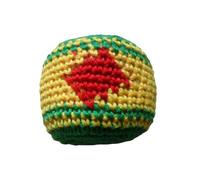 ccuzs Colorful Crochet - Footbag Juggling Ball Set Soft | Handcrafted with Stitching Lightweight Fun Design for Kids, Teens, Family, Parks, Garden, Beach Party or Outdoor Play