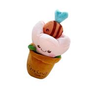 ccuzs Dog Enrichment Toy, Multifunctional Pet Foraging Doll, Cat Puzzle Toy, Stuffed Plant Treat Hiding Game For Puppy and Kittens, Soft and Plush Material For Comfort, 9.84x5.91 Inches