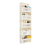 ccuzs Door Organizer - 5-Tier Hanger 44 LB Load | Over Door Storage for Closet, Bedroom, Nursery, Bathroom, Pantry, Kitchen, Dorm, Laundry, Home or Apartment Use