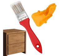 ccuzs Edge Paint Brush, Wooden Handle Trim, Multifunctional Corner Paintbrush Paintbrush Handheld Painting Tool, Edger Brush Paint for Smooth and Precise Drawings Corners, 8.07x2.17 Inches