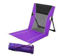 ccuzs Foldable Beach Chair - Portable Poolside Lounge Seat with Carry Bag | Lightweight Reclining Outdoor Camping Chair Compact Relaxation Lounger for Beach, Picnic, Park, Lake, Concert or Lawn