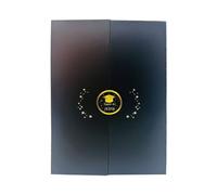 ccuzs Graduation Guest Book, College Memory Scrapbook, Graduate Autograph Book with Elegant Design and Quality Pages for Students, Teachers, or Guests, 11.81x8.46 Inches