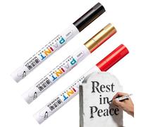 ccuzs Gravestone Restoration - Pen Set 3 Pieces Tombstone | Inscription Markers Precision Tip Weather Resistant Fade Proof Ink Maintenance Tool for Cemetery, Memorial, Stone, Lettering, Repair