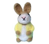 ccuzs Handmade Crochet Animals, Felted Rabbit, Easter Basket Stuffer, Animal Crafts, Colorful Jacket Coats, crafted by hand for Easter celebrations and adding a charming touch to your home decor