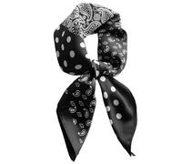 ccuzs Head Scarf Bandana - Elegant Satin Square Lightweight Hair Wrap | Fashion Accessories Silk Feel Scarf for Blouse, Jeans, Dresses, Travel, Daily Commuting or Style Hair Cover