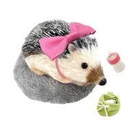 ccuzs Hedgehog Plush Toy, Soft Hedgepig Toy, Silicone Animal Model with Adorable and Realistic Simulation Design for Bedrooms or Living Spaces, 2.76x5.12 Inches