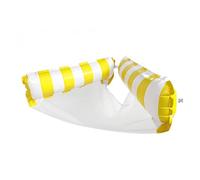 ccuzs Inflatable Pool Floats - 2 in 1 Striped Hammock Water Floating Lounge | Chair Portable Air Mattress Pool Raft Relaxation Float Bed for Lake, Sea, River, Camping, Travel or Summer Outdoor