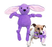 ccuzs Interactive Dog Chew Toy, Soft Puppy Teething Toy, Squeaky Pet Plush, Sturdy Bite Resistant Fabric, Cartoon Animal Design, Gentle Gums, Fun Sound Feature, Medium Dog