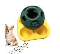 ccuzs Interactive Dog Treat Ball, Food Dispensing Toy for Small and Medium Puppies, Engaging Puzzle Toy with an Ergonomic Design for Slow Feeding and Mental Stimulation, 2.95x2.95 In