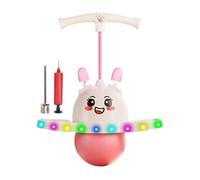 ccuzs Jumping Ball, Bunny Handle, Adjustable Rope, Light-Up Toy, Fun Equipment for Toddler Games, Outdoor Play, Adult Fitness, Indoor Jumping, Backyard Activities, Family Parties 16.93x27.17in