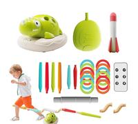 ccuzs Kids Musical Jump Toy, Indoor Outdoor Sports Toy, Fun Outdoor Activity Toy for Kids, Dinosaur Musical Sports Games for Kids Boys and Girls, Indoor and Outdoor Activity (1 Set)