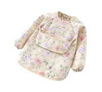 ccuzs Long Sleeve Bib - Waterproof Wearable LED Weaning Supplies | Feeding Smock for 6-36 Months Children, Kids, Indoor, Home, Travel, Mealtime, Feeding or Care