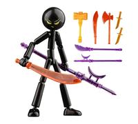 ccuzs Movable Action - Figure Articulated Joint Model Display | Collectible Poseable Character Toy Premium Detail Craft Build Table for Bedroom, Living Room, Office, Study or Nightstand Use