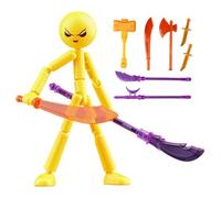 ccuzs Movable Action - Figure Articulated Joint Model Display | Collectible Poseable Character Toy Premium Detail Craft Build Table for Bedroom, Living Room, Office, Study or Nightstand Use