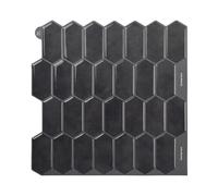 ccuzs Peel and Stick Tile - Self-Adhesive Tile Panels Wrap | 12 Inches X 12 Inches Kitchen Wall Paper Peel and Stick, for Bathroom, Bedroom, Living Room, Countertop, Cabinet or Shower