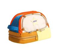 ccuzs Pencil Pouch Cute, Large Capacity Star Pattern Stationery Bag, Sturdy Zipper Portable Cosmetic Organizer, School Supplies for Teen Girls (9.06x4.72x5.51 Inches), riferimento Alla