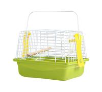 ccuzs Portable Bird Cage, Outdoor Travel Carrier, Large Opening Design, Breathable Lightweight Frame, Travel-Friendly Design, Made from Spray Wire Pc Material, 9.06 * 6.69 * 6.69in