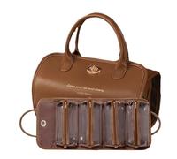 ccuzs Portable Cosmetic Organizer, Waterproof Makeup Bag, Foldable Space Saving Secure, Women's Travel Bag, Lightweight Travel Cosmetic Bag with Multiple Compartment for Toiletries, 14 cm / 5.51 Inch,