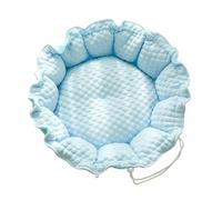 ccuzs Pumpkin Style Pet Nest, 2 en 1 Cat Bed Kennel, Cozy Cotton Breathable Cat House, 15.75x15.75 Inches Adjustable Drawstring Design, Indoor Sleeping Nest for Kittens and Small Pets