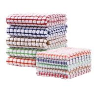 ccuzs Quick Drying Dish Towels, Absorbent Cotton Tea Towels, Reusable Kitchen Cloths for Drying, Lightweight Ultra Soft Kitchen Towels 15.75x11.02 for Countertop Dish, Cutlery (10 Pieces)