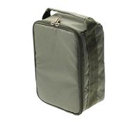 ccuzs Reel Bag, Fishing Organizer Satchel, Multifunctional Fish Reel Gear Bag, 8.98x6.1x4.06 Inches Black Convenient Compact Sturdy Lightweight Shockproof Portable Storage Case
