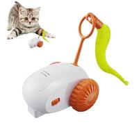 ccuzs Remote Control Cat Toy, Rechargeable Moving Cat Toys, Cat Toy with 2 Speed Adjustment, Indoor Cats Play Toy with Speed Settings 2.76x2.56x3.54 for Bored Indoor Cats (Blue, Orange, Gray)