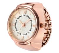 ccuzs Ring Watch - Mini Finger Timepiece Small | Creative Clock Ring Adjustable Lightweight Stylish Wearable Accessory Portable Fashion Jewelry Analog Display for Men Women, Party, Daily Wear