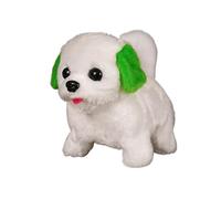 ccuzs Robot Dogs for Adults, Robotic Walking Plush Dog Toy, Realistic Stuffed Animal with Barking Sounds, Interactive Wagging Pet Companion for Birthday Gift Emotional Comfort Play Doll