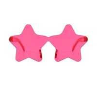 ccuzs Star Glasses - LED Star Shape Party Eyewear Props | Light Up Festival Glasses Novelty Holiday Costume Accessory for Music Festivals, Halloween, Christmas, Beach or Party Use