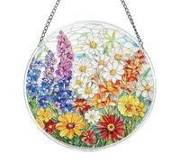 ccuzs Sun Catcher Ornament - 2D Window Hanging Pendant Decorative Light | Catching Home Decor Suncatcher for Bedroom, Living Room, Garden, Balcony Tree, Holiday Party or Window Display Use