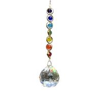 Ccuzs Sun Catchers, Indoor Window Rainbow Decor, Artistic Wall Pendant Panels, Colorful Light Reflection Ornament for Kitchen, Garden, Wedding, Birthday, 13.58x1.18in