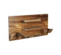 ccuzs Table Tennis Racket Organizer, Wooden pings Pong Holder, Lightweight Sturdy, Wall Mounted Paddle Display Stand, Compact Table Rack Storage for Indoor, Wood Color
