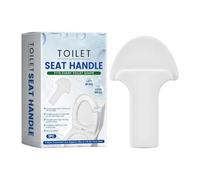 ccuzs Toilet Seat - Lifter Handle Hygienic Lid Lift Tab | Extended Grip No Touch Design Easy Clean Adhesive Installation Waterproof Bathroom Accessory for Home, Office, Apartment, Hotel Use