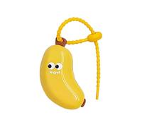 ccuzs Toothbrush Cover, Travel Accessory, Hygiene Case, Lightweight Design Banana Shape Yellow Compact for Kids Trips and Outdoor Use, Daily Routine, 1 Piece